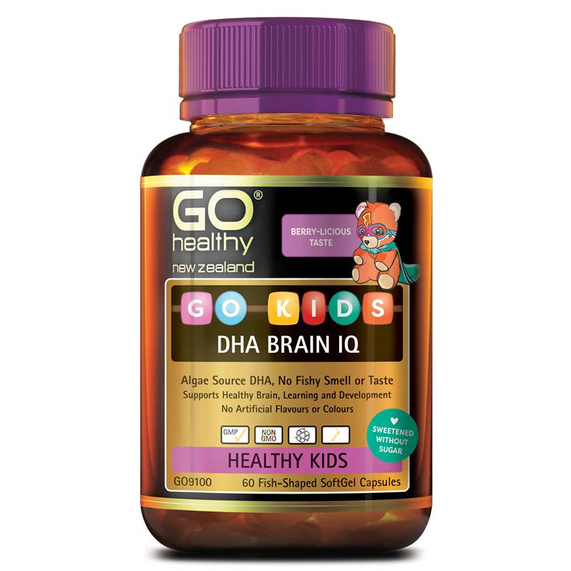 Buy GO Healthy Kids DHA Brain IQ 60 Capsules Online at Chemist Warehouse®