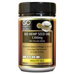 GO Healthy Hemp Seed Oil 1100mg NZ Grown 100 Capsules