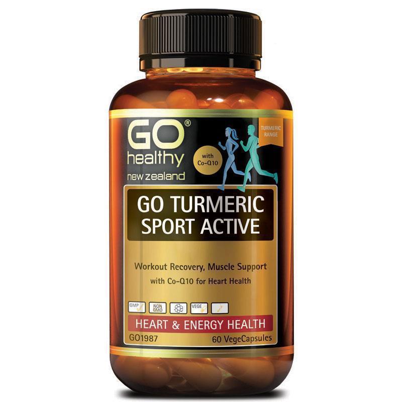Buy Go Healthy Turmeric Sport Active 60 Vegetable Capsules Online at