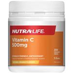 NutraLife Vitamin C 500mg 200 Chewable Tablets