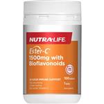 Nutra-Life Ester C 1500mg + Bioflavonoids One-A-Day  100 Tablets