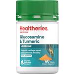 Healtheries Glucosamine + Turmeric 60 Capsules