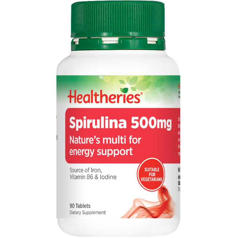 Buy Healtheries Spirulina 500mg 90 Tablets Online at Chemist Warehouse®