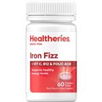 Healtheries Iron Fizz 60 Chewable Tablets