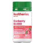 Healtheries Cranberry 50000 30 Capsules