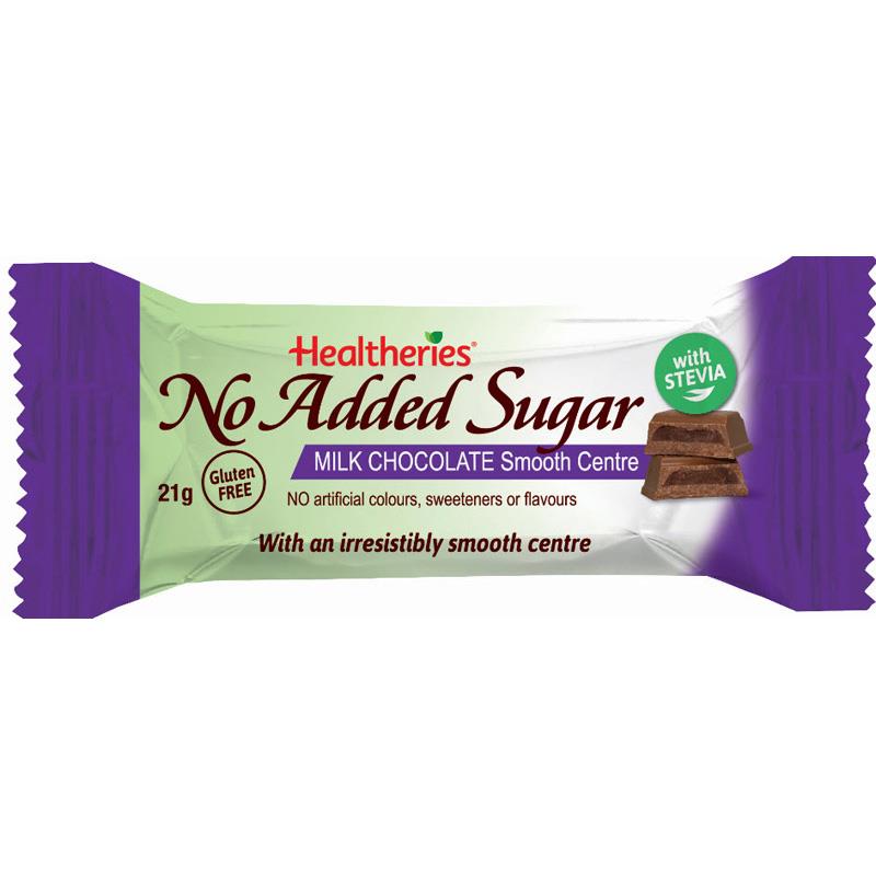 Buy Healtheries No Added Sugar Milk Chocolate Smooth Centre 21g Online