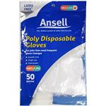 Ansell Poly Disposable 50 Pack