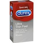 Durex Ultra Thin Feel Condoms 12 Pack