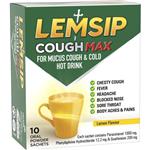 Lemsip Cough Max For Mucus Cough & Cold Hot Drink Lemon 10 Sachets