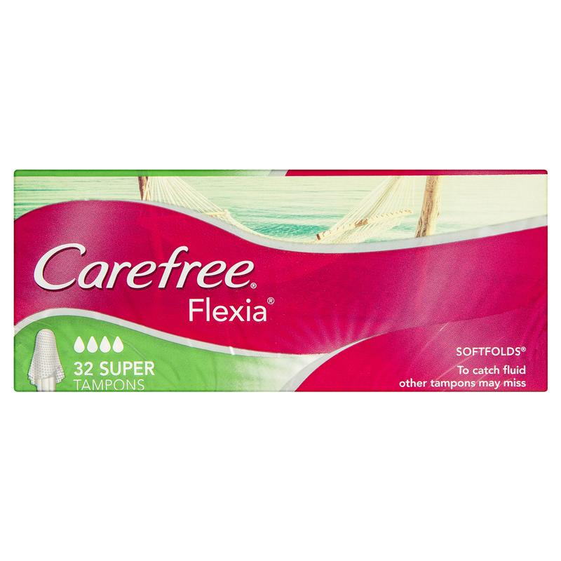 Buy Carefree Tampons Flexia Super 32 Online at Chemist Warehouse®