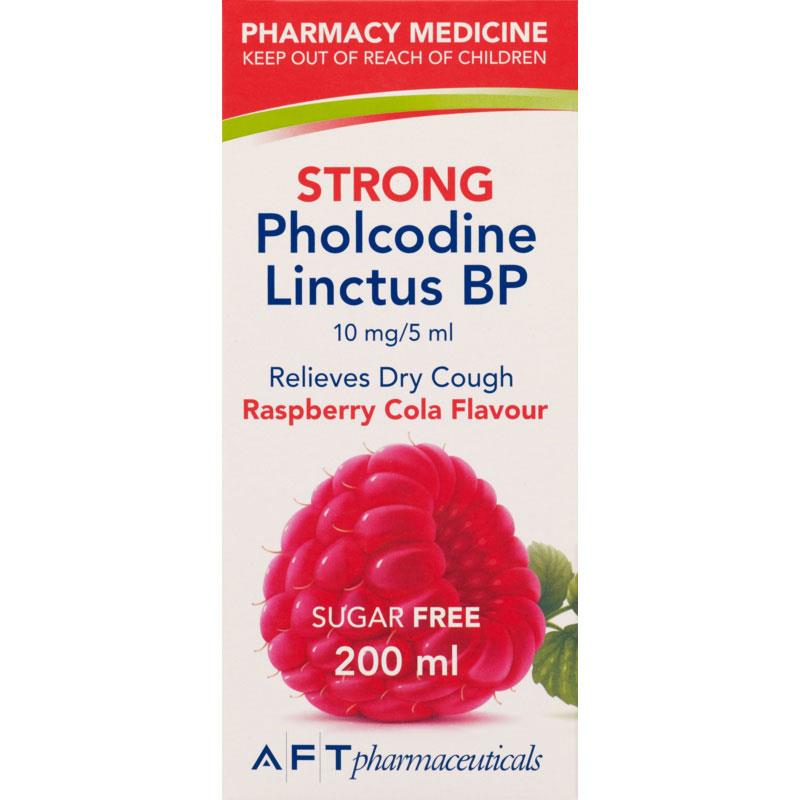 Buy Pholcodine Linctus BP 10mg/5ml 200ml (Pharmacist Only) Online at