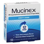Mucinex Chesty Cough 10 Tablets