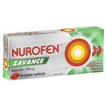 Nurofen Ibuprofen Zavance Fast Pain Relief 10 Liquid Capsules 