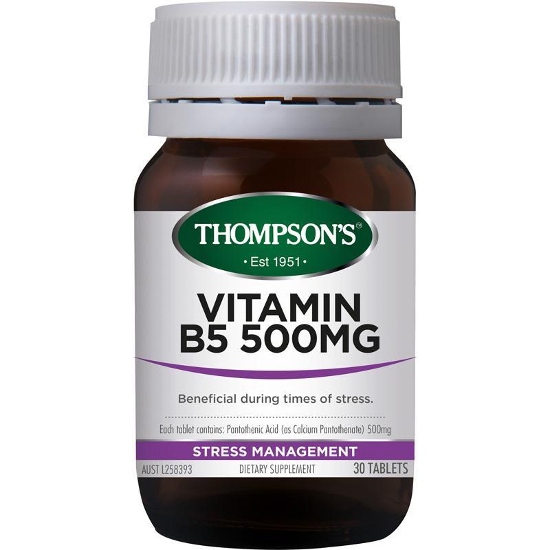 Buy Thompsons Vitamin B5 500mg 30 Tablets Online at Chemist Warehouse®