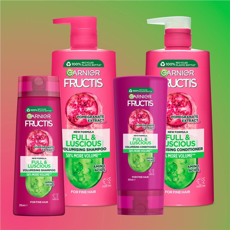 Buy Garnier Fructis Full and Luscious Shampoo 315ml Online at Chemist Warehouse®