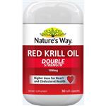 Nature's Way Red Krill Oil 1000mg 30 Capsules