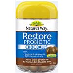 Nature's Way Adult Restore Probiotic 60  Choc Balls
