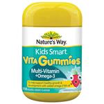 Nature's Way Kids Smart Vita Gummies Omega 3 + Multivitamin 110 Pastilles