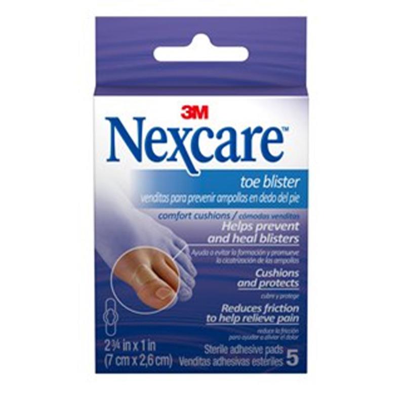 Buy Nexcare Comfort Cushion Toe Blister 5 pack Online at Chemist Warehouse®