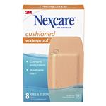 Nexcare Active Waterproof Knee and Elbow Plasters 8 Pack