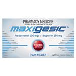 Maxigesic Paracetamol & Ibuprofen Tablets 100pk