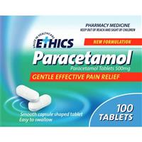 Buy Ethics Paracetamol 500mg 100 Tablets Online at Chemist Warehouse®