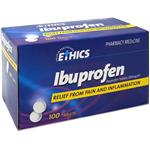 Ethics Ibuprofen 200mg Tablets 100
