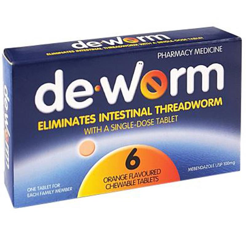 Buy Deworm 100mg Tablets 6 Online At Chemist Warehouse   F2D 800 