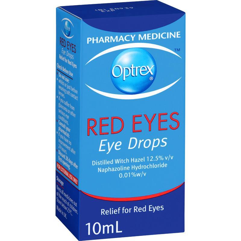 red eye drops for halloween