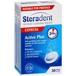 Steradent Active Plus Express 30 Tablets