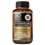 GO Healthy Magnesium Aspartate 725mg Complex 100 Vege Capsules