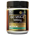 GO Healthy Vita-C 500mg Blackcurrant Chewable 200 Tablets