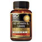 GO Healthy Vitamin D3 1000IU 90 VegeCapsules