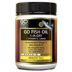 GO Healthy Fish Oil One-A-Day + Vitamin D 1000IU 200 Capsules