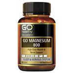 GO Healthy Magnesium 800mg 60 VegeCapsules