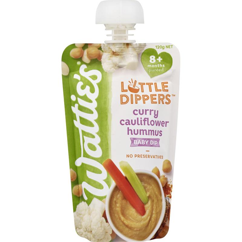 Buy Watties Little Dipper Curry Cauliflower Hummus 120g Online at