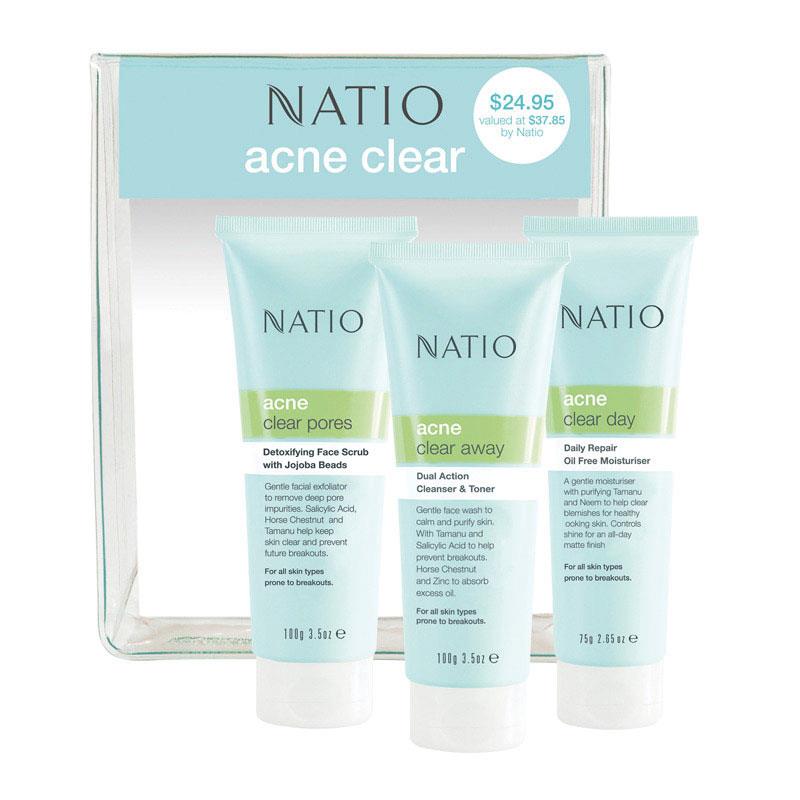Buy Natio Acne Clear Starter Pack Online Only Online at Chemist Warehouse®