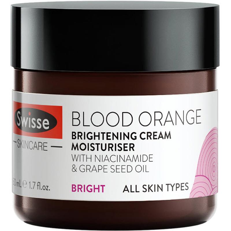 swisse skincare blood orange brightening cream moisturiser 50ml