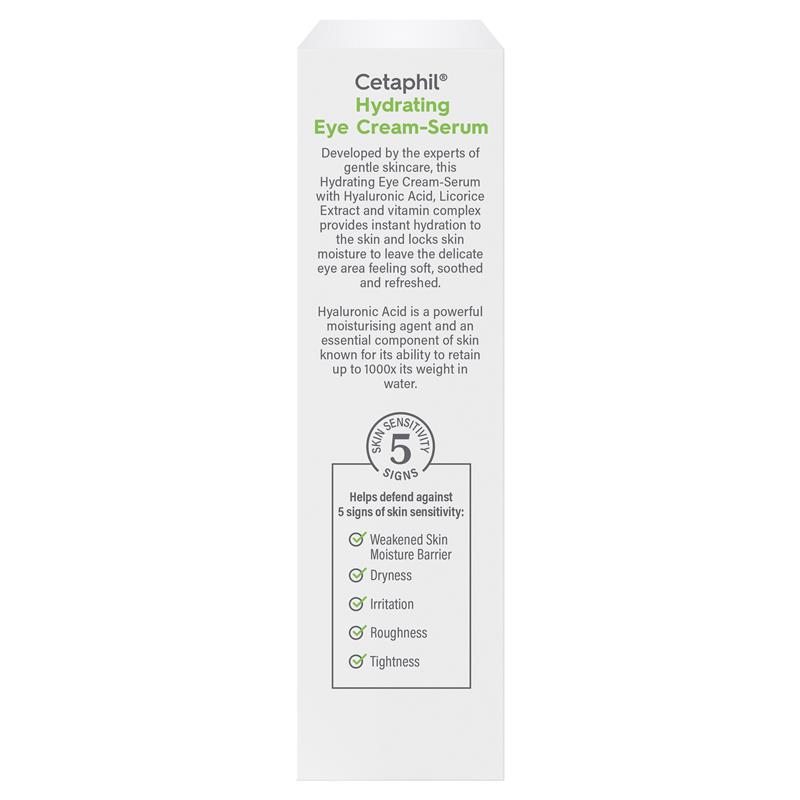 Buy Cetaphil Face Hydrating Eye CreamSerum with Hyaluronic Acid 14ml