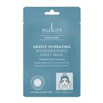 Sukin Deeply Hydrating Biodegradable Sheet Mask 25ml