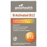 Good Health B Activated B12 120 Tablets