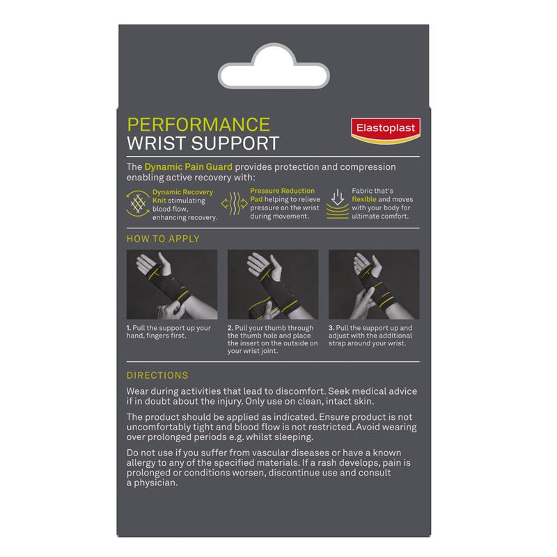 Buy Elastoplast Performance Wrist Support Medium 1 Pack Online at