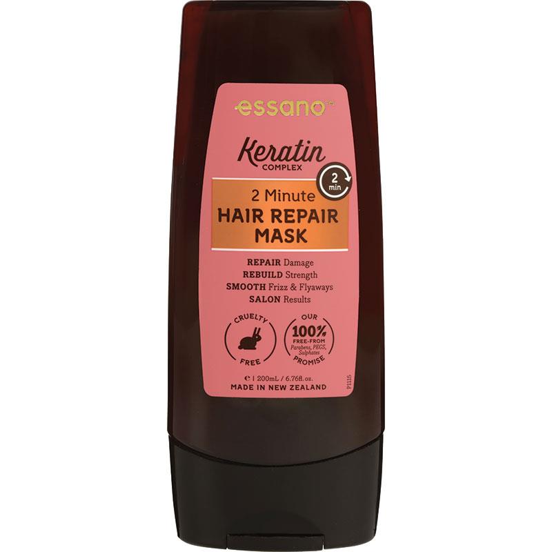 Buy Essano Keratin Two Minute Hair Repair Mask 200ml Online at Chemist