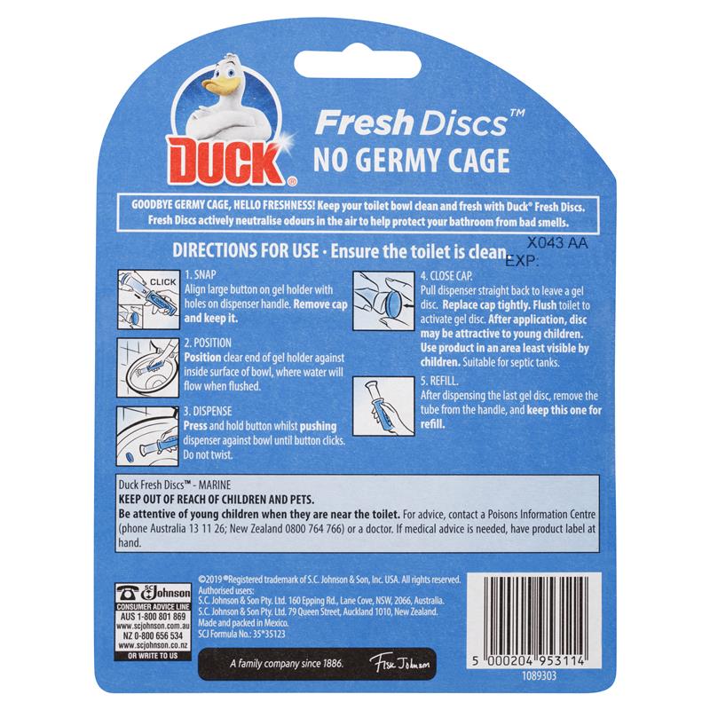 Buy Duck Fresh Discs Marine 36ml Online at Chemist Warehouse®